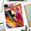 Liquid Abstract Paint V11 - Full Body Skin Decal for the Apple iPad Pro 12.9", 11", 10.5", 9.7", Air or Mini (All Models Available)