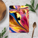 Liquid Abstract Paint V11 - Full Body Skin Decal for the Apple iPad Pro 12.9", 11", 10.5", 9.7", Air or Mini (All Models Available)