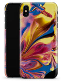 Liquid Abstract Paint V11 - iPhone X Clipit Case