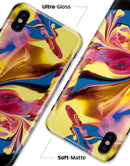 Liquid Abstract Paint V11 - iPhone X Clipit Case