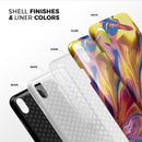 Liquid Abstract Paint V11 - iPhone X Swappable Hybrid Case