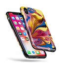 Liquid Abstract Paint V11 - iPhone X Swappable Hybrid Case
