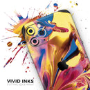 Liquid Abstract Paint V11  - Protective Skin Wrap & Decal – Compatible with iPhone SE to iPhone 17 Pro Max (All Models)