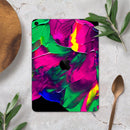Liquid Abstract Paint V12 - Full Body Skin Decal for the Apple iPad Pro 12.9", 11", 10.5", 9.7", Air or Mini (All Models Available)