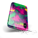 Liquid Abstract Paint V12 - iPhone X Swappable Hybrid Case