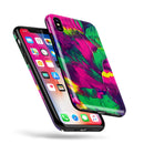 Liquid Abstract Paint V12 - iPhone X Swappable Hybrid Case