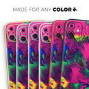 Liquid Abstract Paint V12  - Protective Skin Wrap & Decal – Compatible with iPhone SE to iPhone 17 Pro Max (All Models)