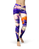 Liquid Abstract Paint V13 - All Over Print Womens Leggings / Yoga or Workout Pants