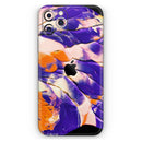 Liquid Abstract Paint V13  - Protective Skin Wrap & Decal – Compatible with iPhone SE to iPhone 17 Pro Max (All Models)