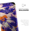 Liquid Abstract Paint V13  - Protective Skin Wrap & Decal – Compatible with iPhone SE to iPhone 17 Pro Max (All Models)