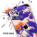 Liquid Abstract Paint V13  - Protective Skin Wrap & Decal – Compatible with iPhone SE to iPhone 17 Pro Max (All Models)