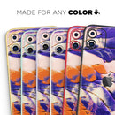 Liquid Abstract Paint V13  - Protective Skin Wrap & Decal – Compatible with iPhone SE to iPhone 17 Pro Max (All Models)