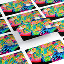 Liquid Abstract Paint V14 - Premium Protective Decal Skin-Kit for the Apple Credit Card