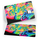 Liquid Abstract Paint V14 - Premium Protective Decal Skin-Kit for the Apple Credit Card