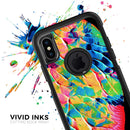 Liquid Abstract Paint V14 - Skin Kit for the iPhone OtterBox Cases