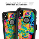 Liquid Abstract Paint V14 - Skin Kit for the iPhone OtterBox Cases