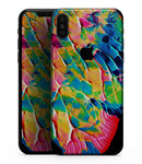 Liquid Abstract Paint V14 - iPhone XS MAX, XS/X, 8/8+, 7/7+, 5/5S/SE Skin-Kit (All iPhones Available)
