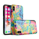 Liquid Abstract Paint V14 - iPhone X Swappable Hybrid Case
