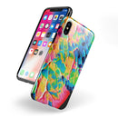 Liquid Abstract Paint V14 - iPhone X Swappable Hybrid Case