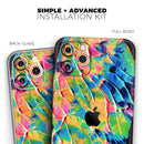 Liquid Abstract Paint V14  - Protective Skin Wrap & Decal – Compatible with iPhone SE to iPhone 17 Pro Max (All Models)