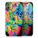 Liquid Abstract Paint V14  - Protective Skin Wrap & Decal – Compatible with iPhone SE to iPhone 17 Pro Max (All Models)
