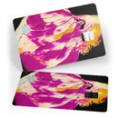 Liquid Abstract Paint V15 - Premium Protective Decal Skin-Kit for the Apple Credit Card