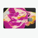 Liquid Abstract Paint V15 - Premium Protective Decal Skin-Kit for the Apple Credit Card