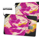 Liquid Abstract Paint V15 - Premium Protective Decal Skin-Kit for the Apple Credit Card