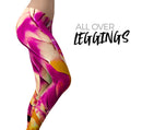 Liquid Abstract Paint V15 - All Over Print Womens Leggings / Yoga or Workout Pants
