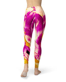 Liquid Abstract Paint V15 - All Over Print Womens Leggings / Yoga or Workout Pants