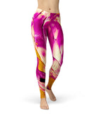 Liquid Abstract Paint V15 - All Over Print Womens Leggings / Yoga or Workout Pants