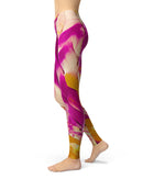 Liquid Abstract Paint V15 - All Over Print Womens Leggings / Yoga or Workout Pants