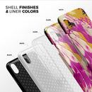 Liquid Abstract Paint V15 - iPhone X Swappable Hybrid Case