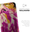 Liquid Abstract Paint V15  - Protective Skin Wrap & Decal – Compatible with iPhone SE to iPhone 17 Pro Max (All Models)