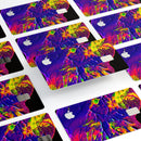 Liquid Abstract Paint V16 - Premium Protective Decal Skin-Kit for the Apple Credit Card