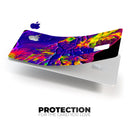 Liquid Abstract Paint V16 - Premium Protective Decal Skin-Kit for the Apple Credit Card