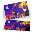 Liquid Abstract Paint V16 - Premium Protective Decal Skin-Kit for the Apple Credit Card