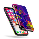 Liquid Abstract Paint V16 - iPhone X Swappable Hybrid Case