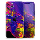 Liquid Abstract Paint V16  - Protective Skin Wrap & Decal – Compatible with iPhone SE to iPhone 17 Pro Max (All Models)