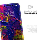 Liquid Abstract Paint V16  - Protective Skin Wrap & Decal – Compatible with iPhone SE to iPhone 17 Pro Max (All Models)