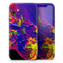 Liquid Abstract Paint V16  - Protective Skin Wrap & Decal – Compatible with iPhone SE to iPhone 17 Pro Max (All Models)