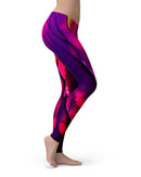 Liquid Abstract Paint V17 - All Over Print Womens Leggings / Yoga or Workout Pants
