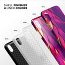 Liquid Abstract Paint V17 - iPhone X Swappable Hybrid Case