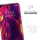 Liquid Abstract Paint V17  - Protective Skin Wrap & Decal – Compatible with iPhone SE to iPhone 17 Pro Max (All Models)