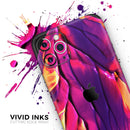 Liquid Abstract Paint V17  - Protective Skin Wrap & Decal – Compatible with iPhone SE to iPhone 17 Pro Max (All Models)