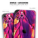 Liquid Abstract Paint V17  - Protective Skin Wrap & Decal – Compatible with iPhone SE to iPhone 17 Pro Max (All Models)