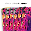 Liquid Abstract Paint V17  - Protective Skin Wrap & Decal – Compatible with iPhone SE to iPhone 17 Pro Max (All Models)