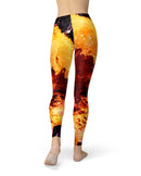 Liquid Abstract Paint V18 - All Over Print Womens Leggings / Yoga or Workout Pants