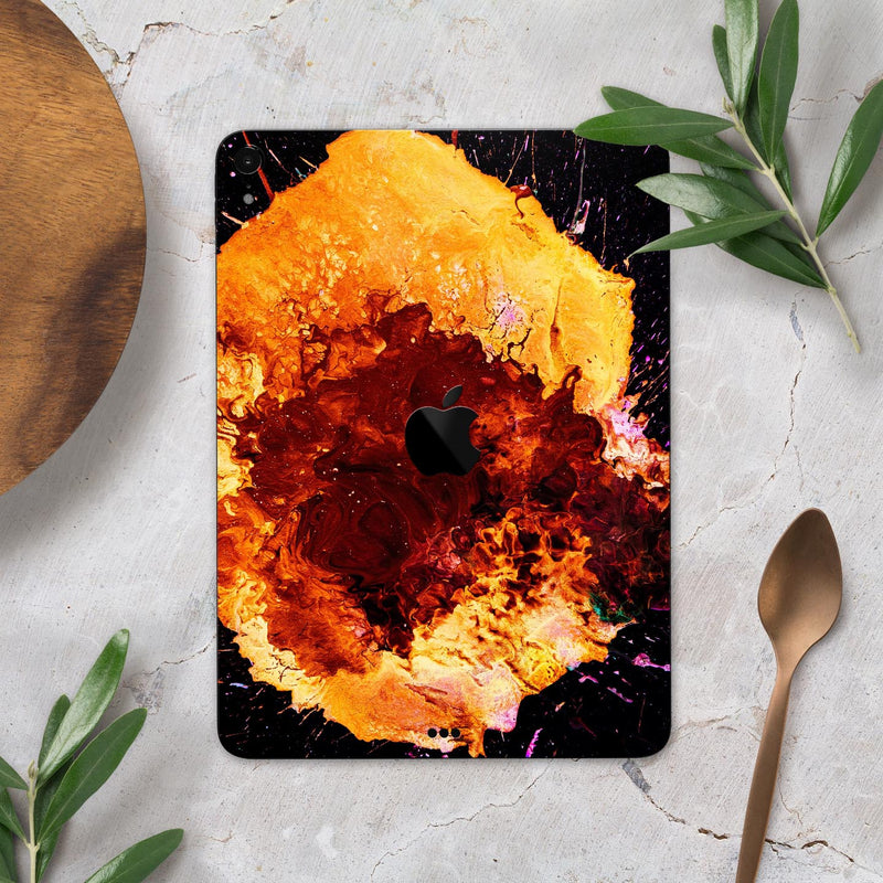 Liquid Abstract Paint V18 - Full Body Skin Decal for the Apple iPad Pro 12.9", 11", 10.5", 9.7", Air or Mini (All Models Available)