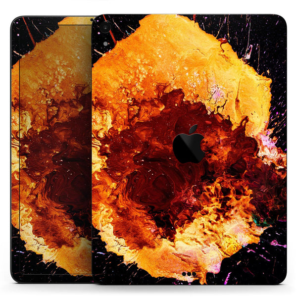 Liquid Abstract Paint V18 - Full Body Skin Decal for the Apple iPad Pro 12.9", 11", 10.5", 9.7", Air or Mini (All Models Available)